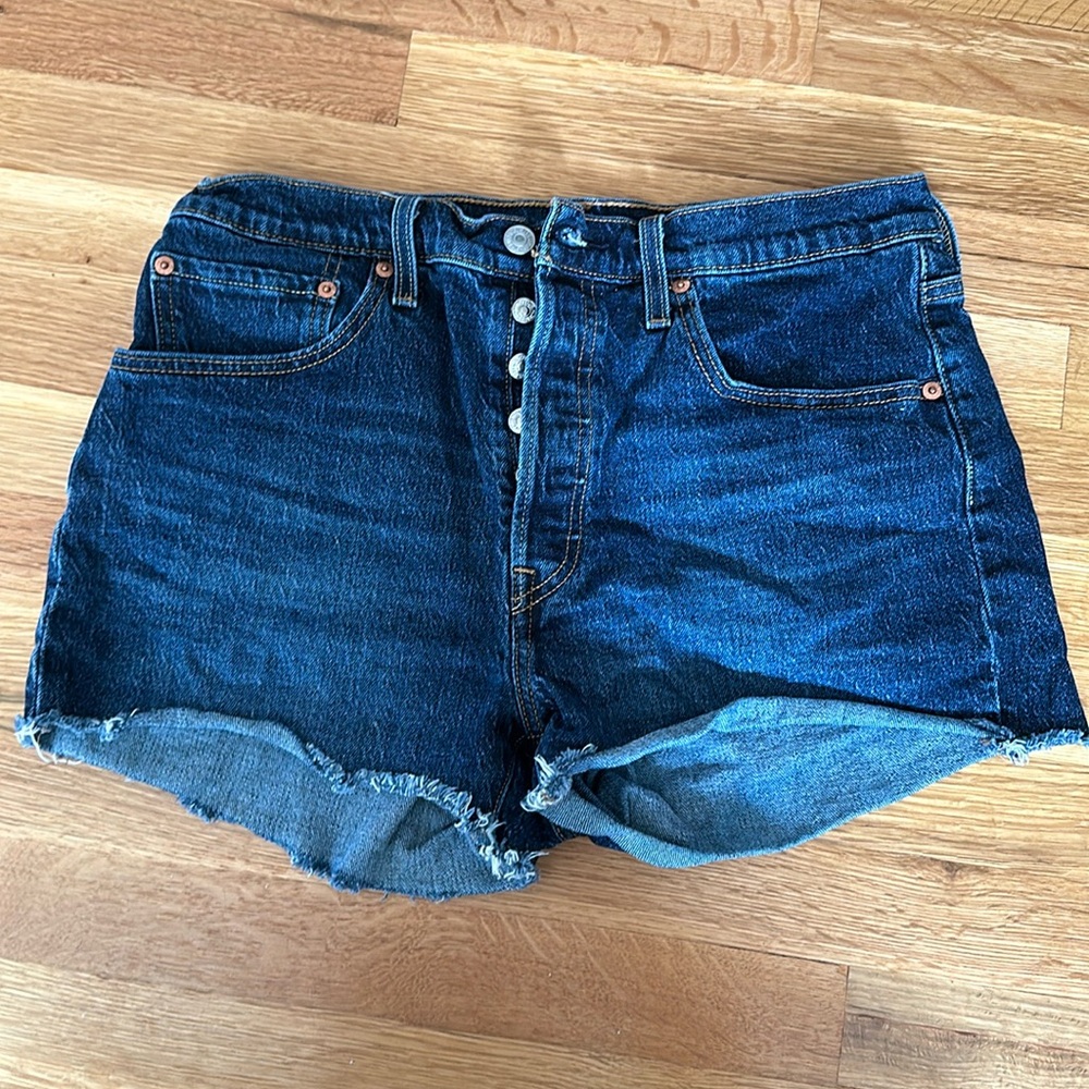 Levi’s High Waisted Denim Shorts